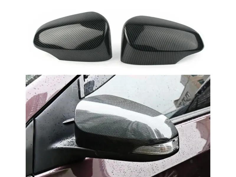 Toyota Corolla 2015-2023 Carbon Side Mirror Covers Set Image-1