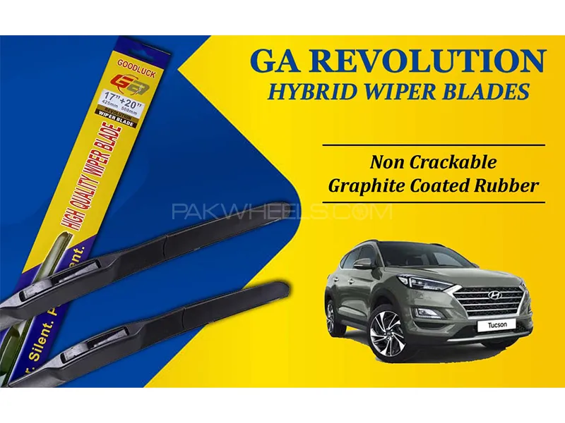 Hyundai Tucson 2020-2023 GA Revolution Hybrid Wiper Blades | Non Cracking Graphite Coated Rubber