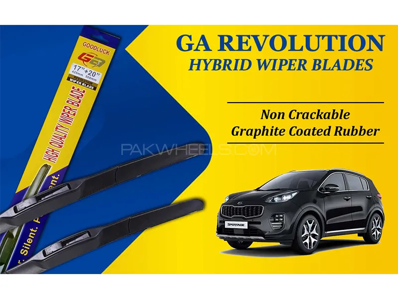 Kia Sportage 2019-2023 GA Revolution Hybrid Wiper Blades | Non Cracking Graphite Coated Rubber Image-1