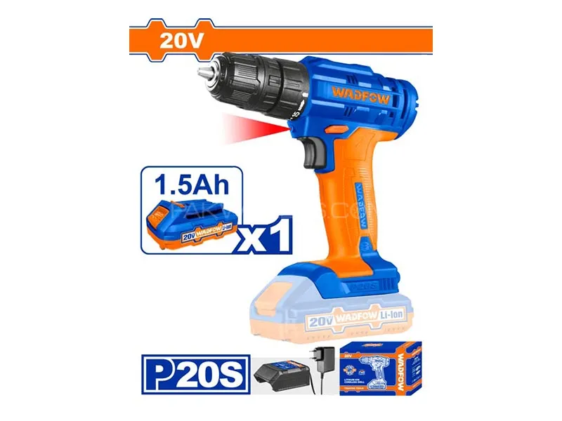 Wadfow Lithium-ion Cordless Drill Model WCDP511 Image-1