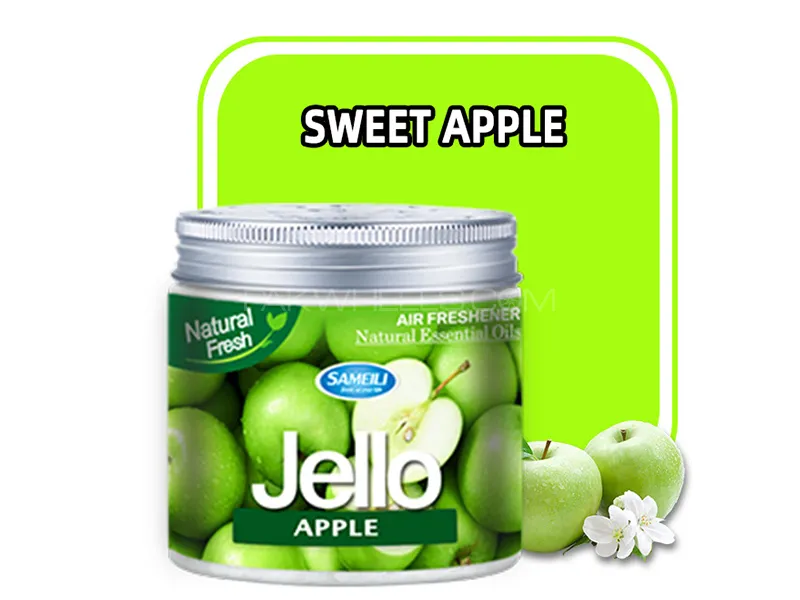 Jello Car Air Freshener | Green Apple | Car Perfume Image-1