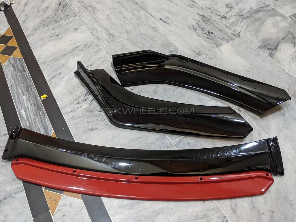 Universal Car Front Bumper Splitter Lip Spoiler Body Kit Image-1