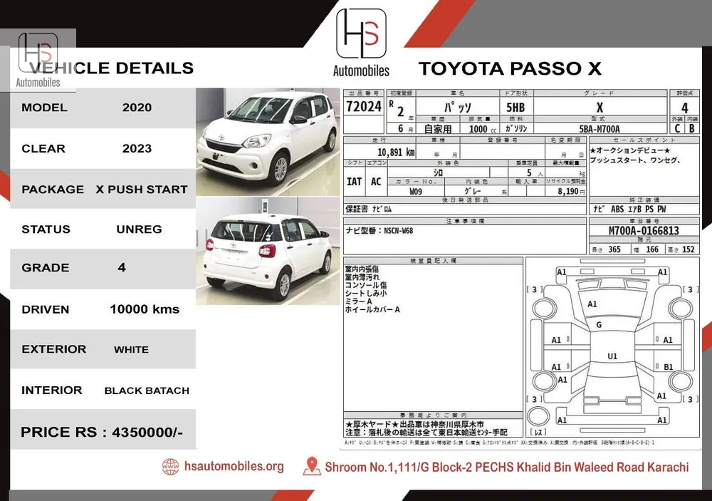 Toyota Passo 2020 for Sale in Karachi Image-1