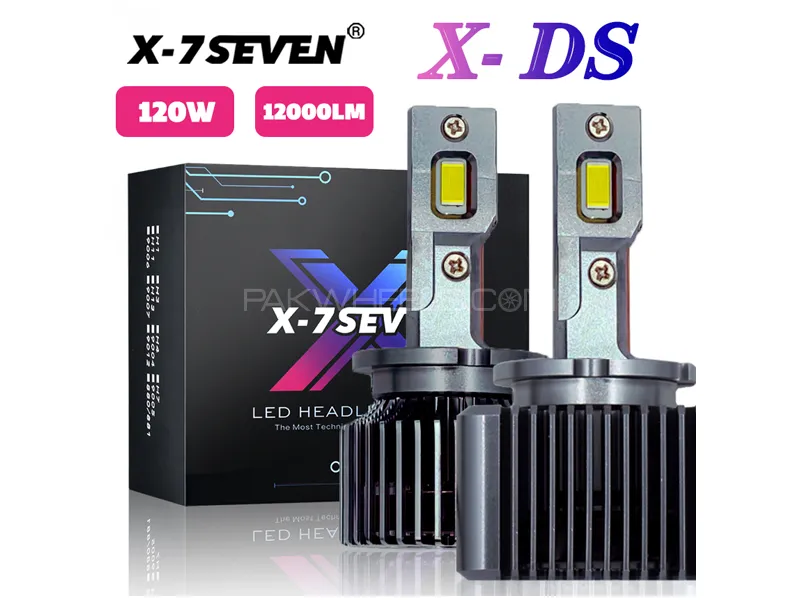 D4S/R X7 Seven HID TO LED Replacement LED Lights - 120 Watts 12000 Lumens USA One Year Warranty Image-1