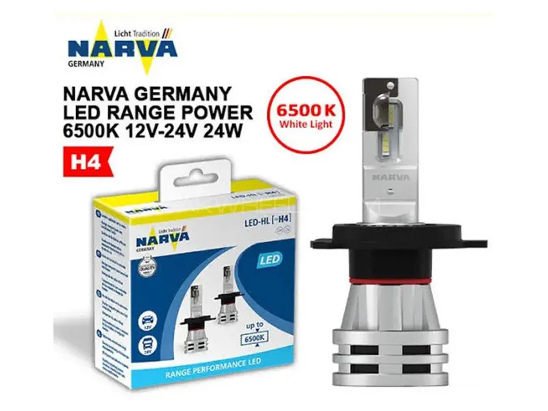 Narva Range Performance LED H4 - 6500k White For Hi/Low Beam Image-1