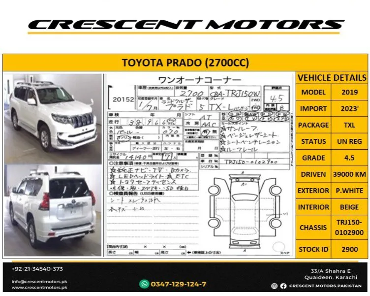 Toyota Prado 2019 for Sale in Karachi Image-1