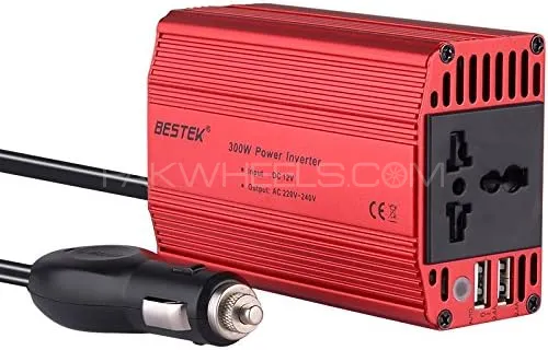 BESTEK® 300W Car Power Inverter DC 12V TO AC 240V with 4.2A Dual USB Ports Image-1