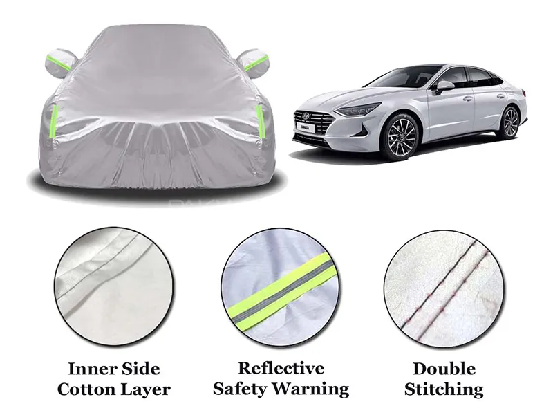 Hyundai Sonata 2021-2023 Parachute Cotton Top Cover | Anti-Scratch | Anti-Crack | Double Stitched