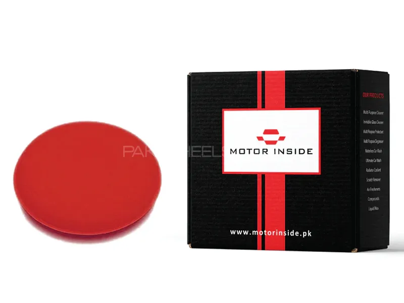 Motor Inside Applicator Pad 4 Inch Red Image-1
