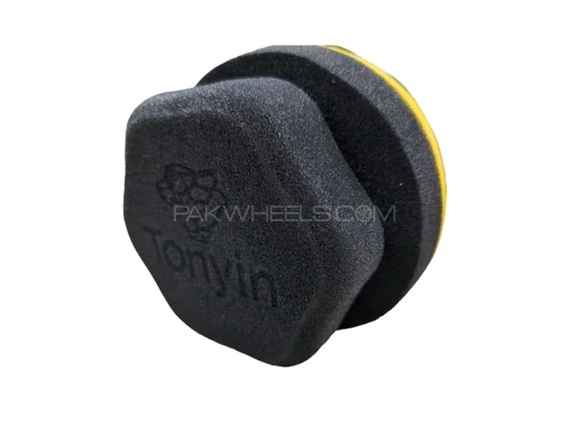 Tonyin Hex With Grip Polish Applicator Foam Pad Tire Shine Interior Shine Applicator Pad  Image-1