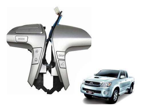 Toyota Hilux Vigo 2008-2016 Multimedia Steering Audio Buttons Silver Colour Toyota Hilux Vigo 2008-2016 Multimedia Steering Audio Buttons Silver Colour