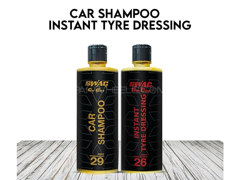 Swac Car Care Shampoo Swac Instant Tyre Dressing Image-1