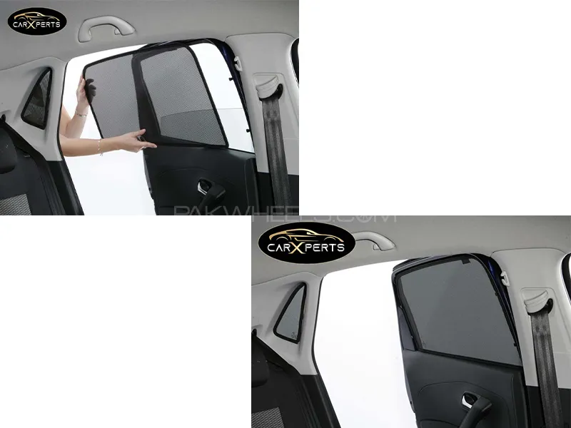 Hyundai Sonata Premium Car Sun Shades | Synthetic PolyNet Heat Proof Fabric | Foldable Hyundai Sonata Premium Car Sun Shades | Synthetic PolyNet Heat Proof Fabric | Foldable Image-3
