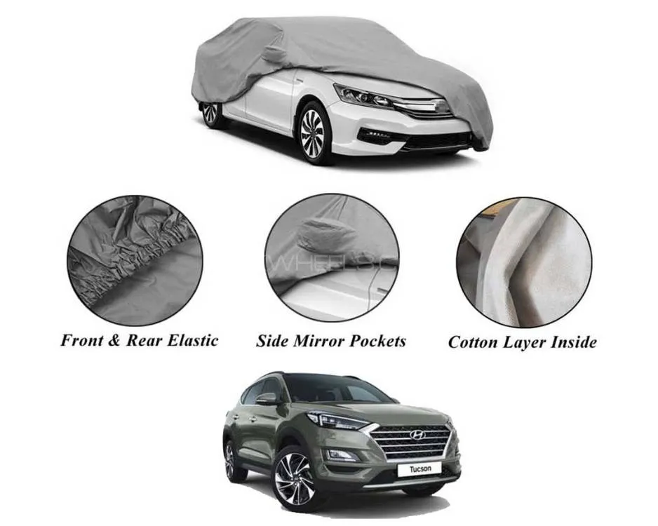 Hyundai Tucson 2020-2021 Non Wooven Inner Cotton Layer Car Top Cover  Image-1