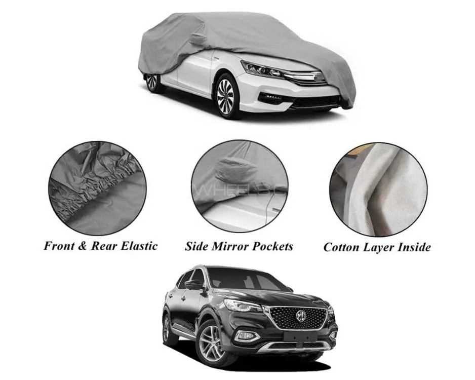 MG ZS 2021 Non Woven Inner Cotton Layer Car Top Cover  Image-1