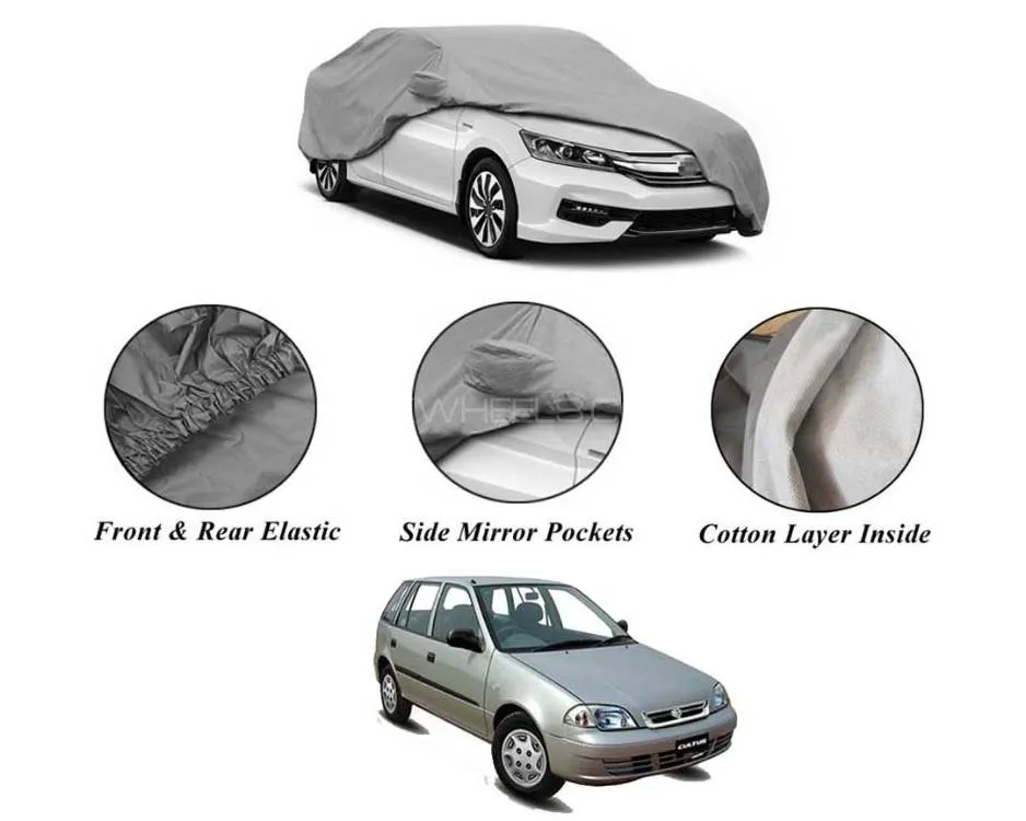 Suzuki Cultus 2007-2017 Non Wooven Inner Cotton Layer Car Top Cover 