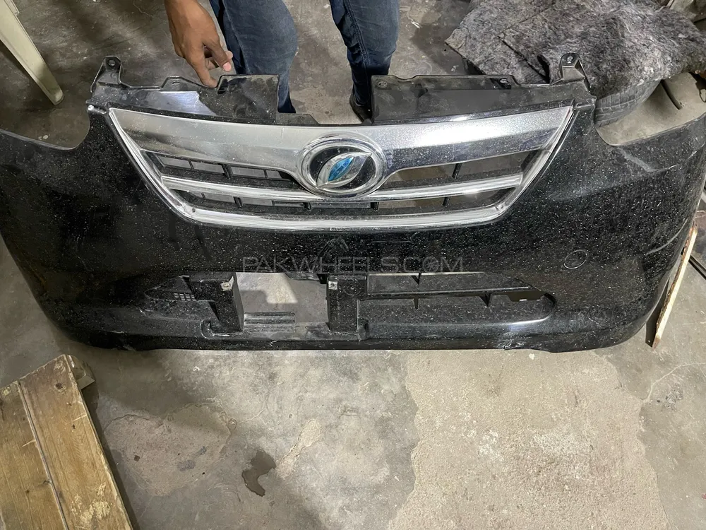 Daihatsu Mira front Bumper pearl Black color Image-1