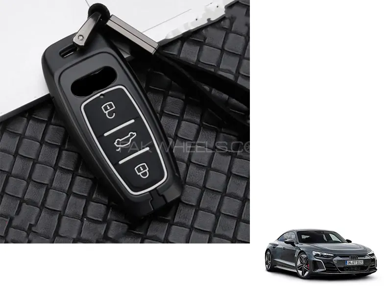 Audi E-Tron GT Metal And Silicon Key Cover  Image-1
