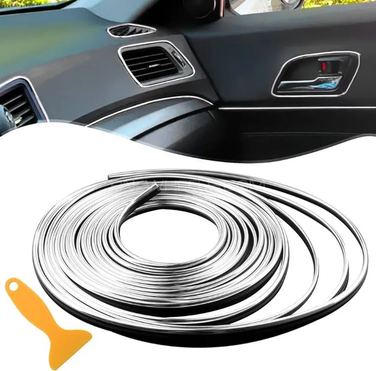  Car Interior Trim Strips -16.4ft/5M Car Decor