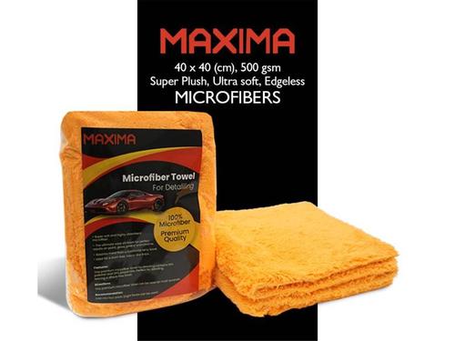Maxima Super Plushed Top Quality Edgeless Microfiber - Pack Of 2 - SIZE 40cmX40cm  Maxima Super Plushed Top Quality Edgeless Microfiber - Pack Of 2 - SIZE 40cmX40cm