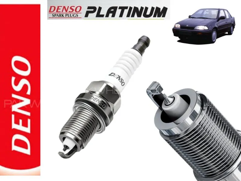 Suzuki Margalla Spark Plug Platinum Tip | 4 Pcs | Iridium Type Thin Tip | For Fuel Economy