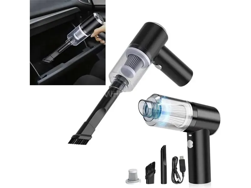 Car Powerful Cordless Rechargeable 3 In 1 Vacuum Cleaner And Air Blower  Image-1