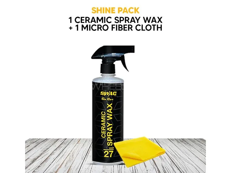Ceramic Spray Wax With Micro Fiber Cloth Image-1