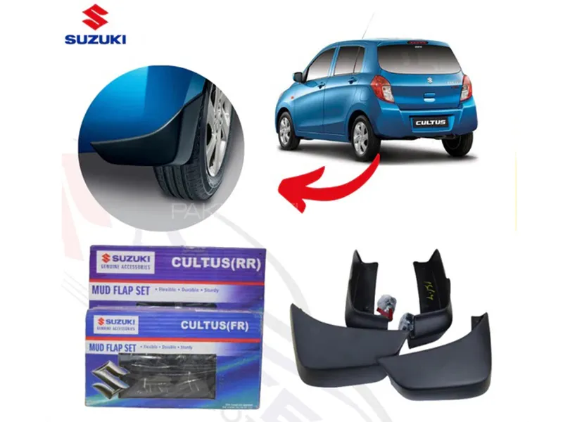 Suzuki Cultus 2018-2024 Genuine Mud Flap | 4 Pcs | Original Fitting 