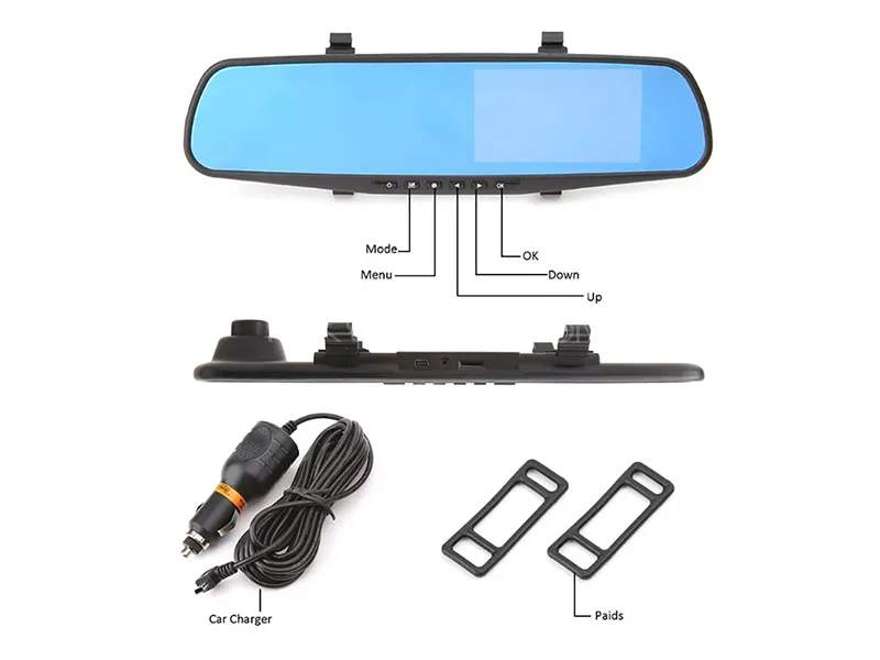 Universal 4.5 inch HD 1080P Car Digital Video Camcorder Front & Rear Camera Universal 4.5 inch HD 1080P Car Digital Video Camcorder Front & Rear Camera Image-3