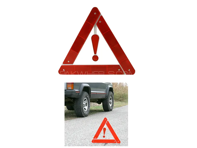 Warning Frame Emergency Triangle Folding Reflector Safety Image-1