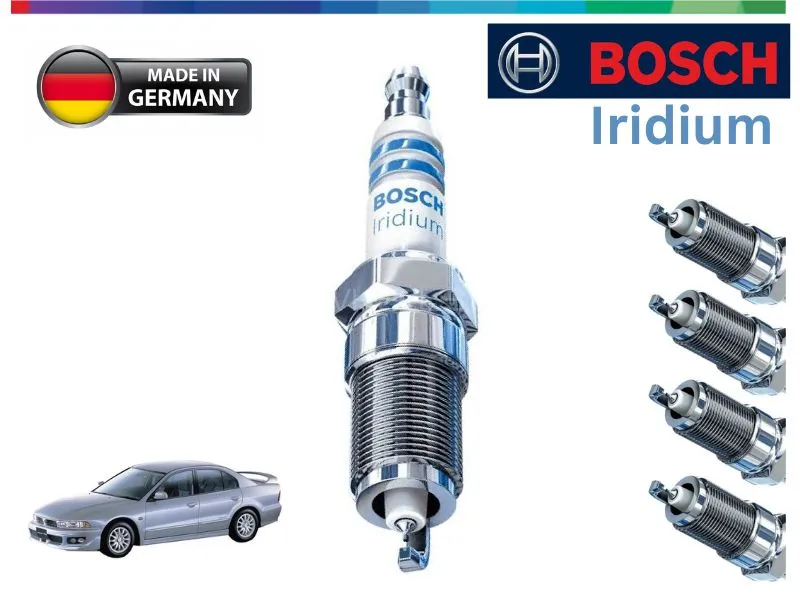 Mitsubishi Galant Iridium Spark Plugs | 4 Pcs | BOSCH | Made in Germany
