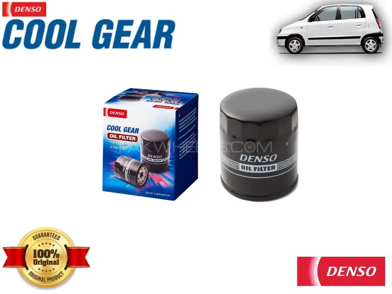 Hyundai Santro Oil Filter Denso Genuine - Denso Cool Gear  Image-1