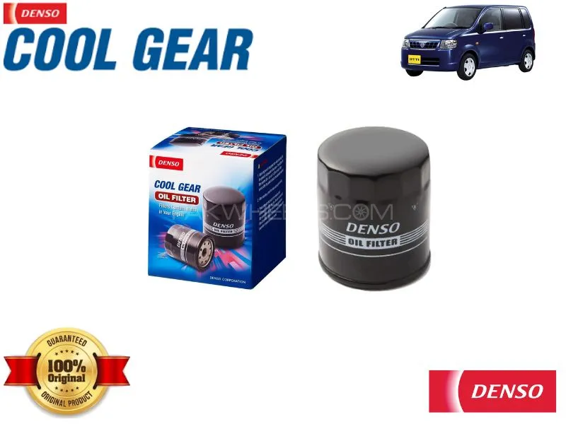 Mitsubishi Ek Wagon 2000-2013 Oil Filter Denso Genuine - Denso Cool Gear  Image-1