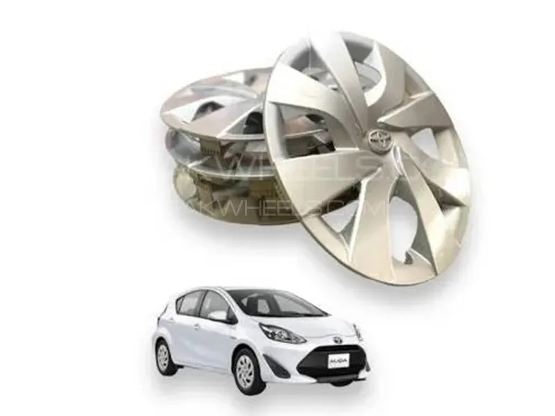 Toyota Genuine 14 Inch Tyre Size Wheel Cover | 4 Pcs Image-1