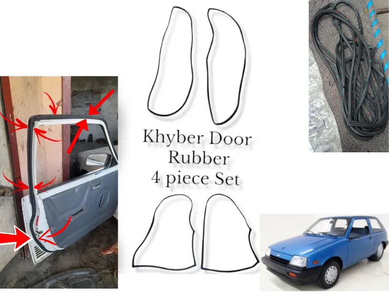 Suzuki Khyber Door Rubber ( 4 ) Piece For All 4 Door Image-1