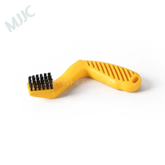 MJJC Brush For Cleaning Buffing Pads Yellow Color Image-1