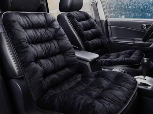 Car Seat Black Soft Cushion Covers Black Velvet Smooth Ultra Comfort Cover 1pc Car Seat Black Soft Cushion Covers Black Velvet Smooth Ultra Comfort Cover 1pc