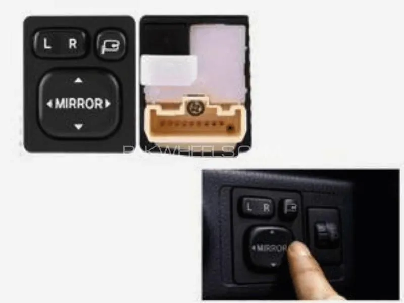 Genuine Auto Retractable Side Mirrors Switch for Toyota Corolla - Kabli Image-1