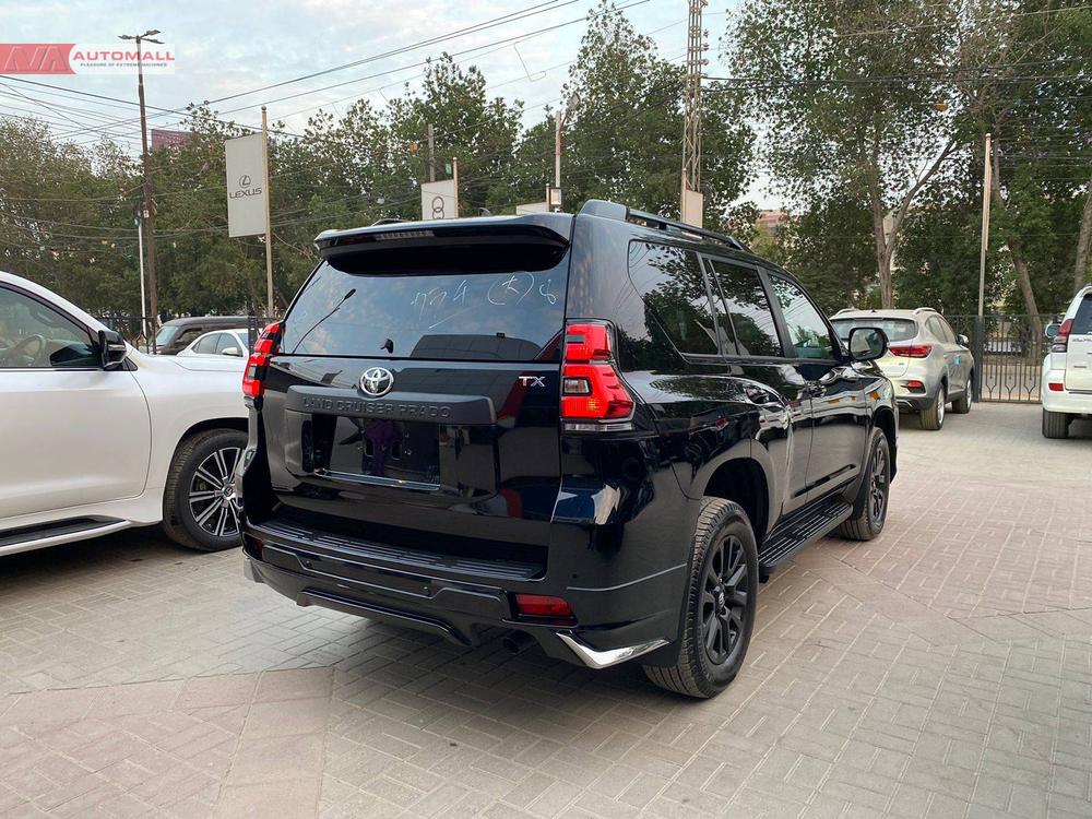 Toyota Prado TX.L 
Model: 2023
Mileage: Zero Meter 
Unregistered 
Fresh import

* Original TV
* 4 Cameras
* Leather Seats
* 7 Seater
* Electric Powered Seats
* Black addition 
Calling and Visiting Hours

Monday to Saturday

11:00 AM to 7:00 PM
