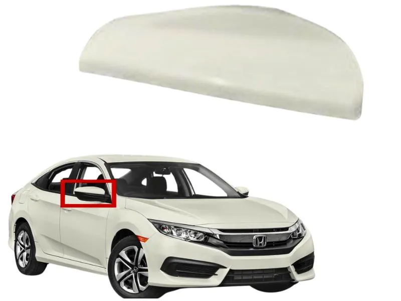 Honda Civic X OEM Side Mirror Cover without Paint Right Side - 1PC Image-1