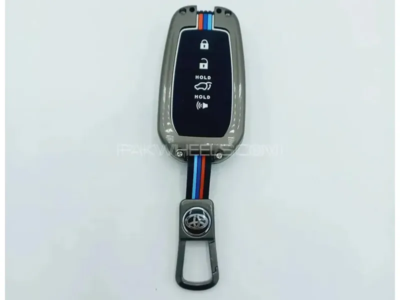 Toyota Fortuner 4 Button Metal Key Cover