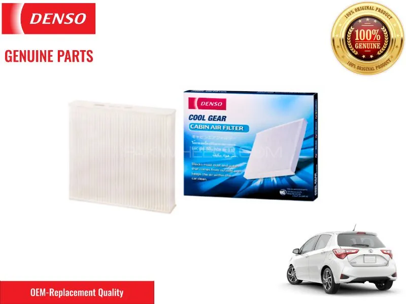 Toyota Vitz 2017-2024 Denso Cabin Filter - Genuine Cool Gear Ac Filter​ Image-1