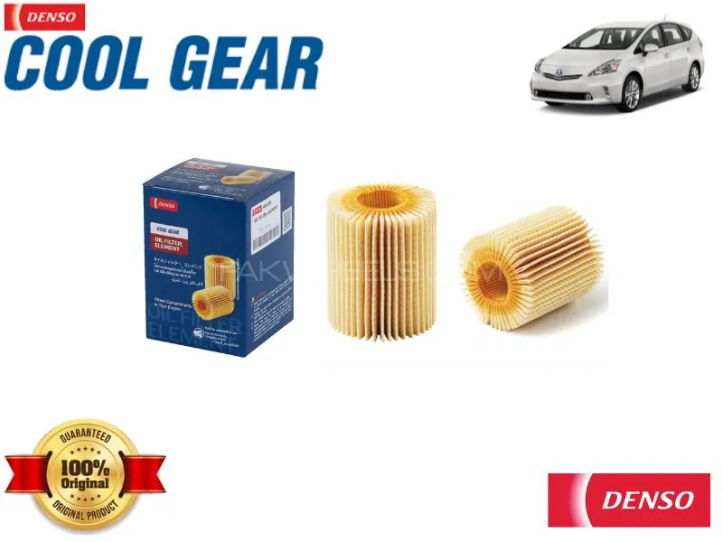 Toyota Prius Alpha 2011-2014 Denso Oil Filter - Genuine Cool Gear Image-1