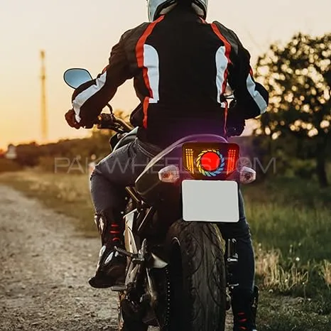 Honda LED Smoke Back Light Tail Light with Indicators Turn Signal Fancy Sporty For Honda CD70 & CG12 Honda LED Smoke Back Light Tail Light with Indicators Turn Signal Fancy Sporty For Honda CD70 & CG12 Image-5