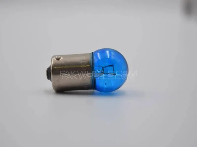 2Pc Blue G18 Indicator Bulb for Car & Motorcycle 12V Image-1