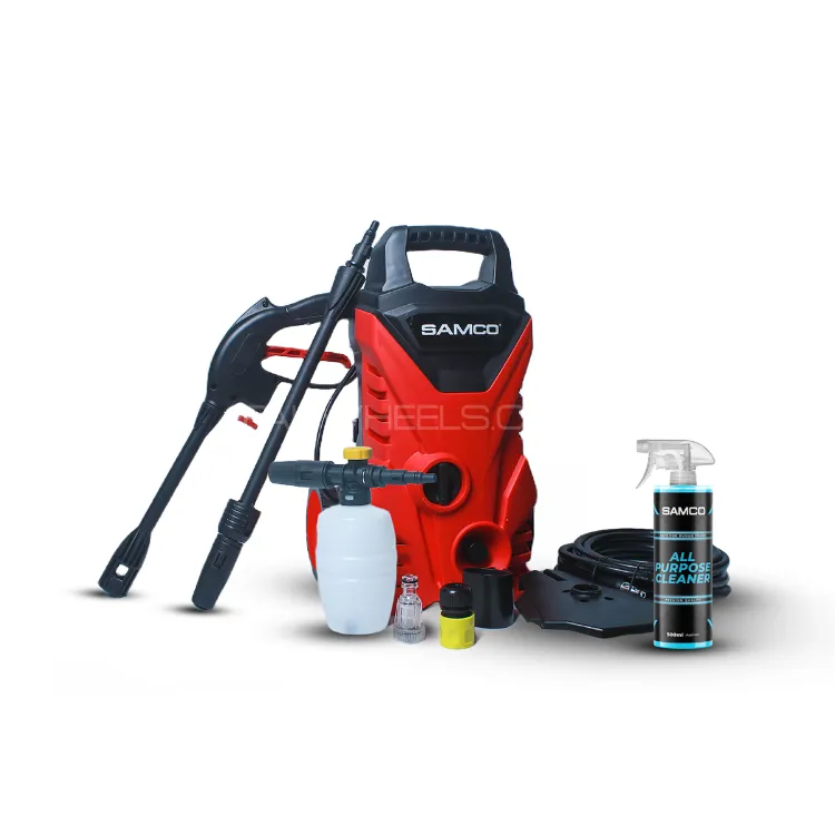 Samco High Pressure Washer And Cleaner 1400 Watts With All Purpose Cleaner - 110bar  Image-1