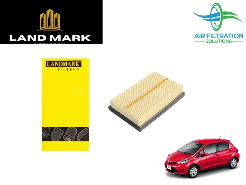 Toyota Vitz 2014-2017 Land Mark Air Filter - Effective Filteration Image-1