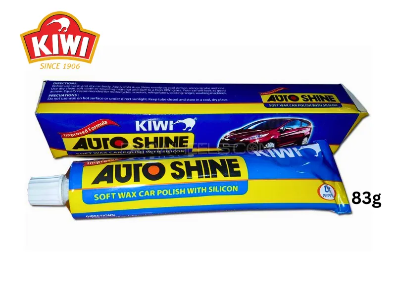 Kiwi Auto Shine Soft Wax Car Polish With Silicon UV Protection Formula Car Wax 83g Image-1