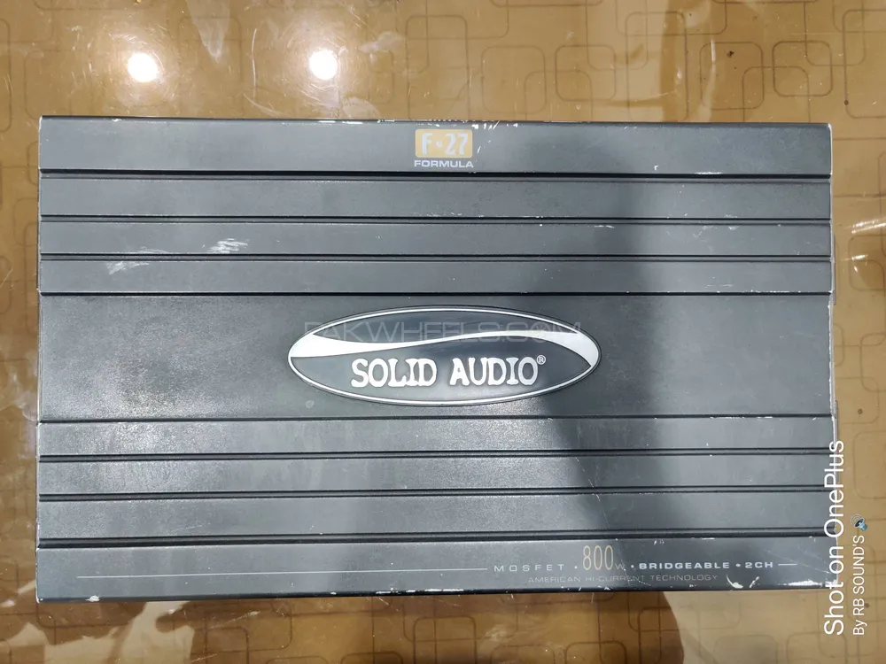 Original Solid Audio Mono Block Amplifier F.27 Image-1