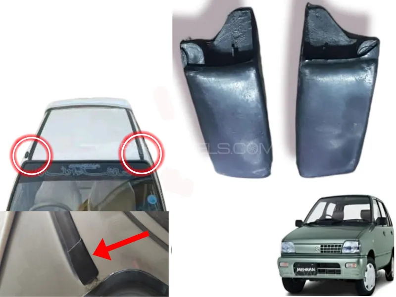 Suzuki Mehran Roof Corner ( 2 ) Pieces Set Only Corner  Plastic Suzuki Mehran Roof Corner ( 2 ) Pieces Set Only Corner  Plastic Image-1